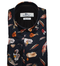 Load image into Gallery viewer, Claudio Lugli Feathers Long Sleeve Shirt