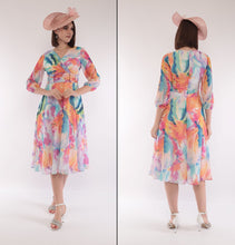 Load image into Gallery viewer, Lizabella Multi Coloured Organza Dress