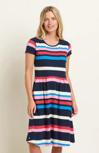 Load image into Gallery viewer, Brakeburn Toni Stripe Jersey Dress