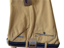 Load image into Gallery viewer, Meyer 1-5033 Chicago Cotton Chino Trousers- Yellow