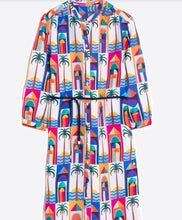 Load image into Gallery viewer, Vilagallo Rebecca Palm Beach Linen Dress