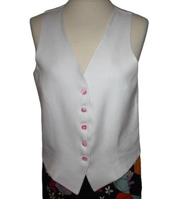 Vilagallo Smart Tay Linen V Neck Waistcoat