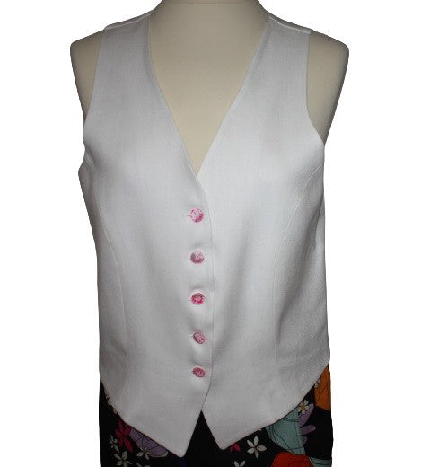Vilagallo Smart Tay Linen V Neck Waistcoat
