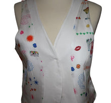 Load image into Gallery viewer, Vilagallo Smart Tay Linen V Neck Waistcoat