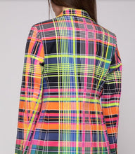 Load image into Gallery viewer, Vilagallo Sophia MultiColoured Checked Gabardine Jacket