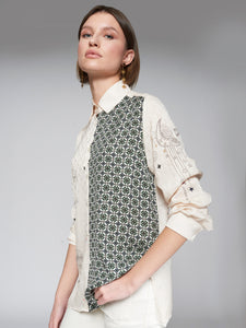 Vilagallo Hot Air Balloon Print Shirt