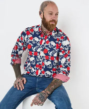 Load image into Gallery viewer, Joe Browns Skulls &amp; Roses Long Sleeve Shirt
