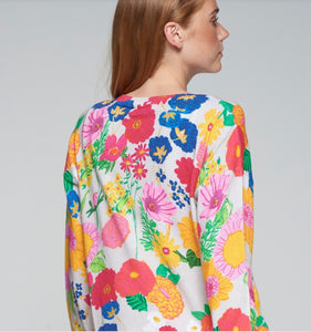 Vilagallo Estampado Larga Flores All Over Jumper