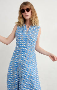 Seasalt Carved Wood Linen Sleeveless Dress