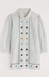 Seasalt Hope Cottage Embroidered Blouse