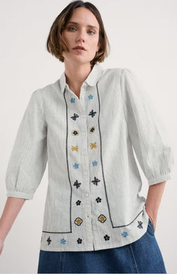 Seasalt Hope Cottage Embroidered Blouse