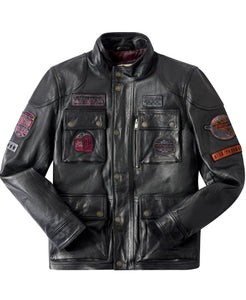 Joe Browns Brilliant Badged Leather Jacket