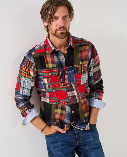 Joe Browns Perfect Patchwork Long Sleeve Shirt