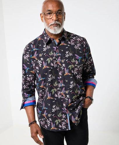 Joe Browns Botanical Birds Long Sleeve Shirt