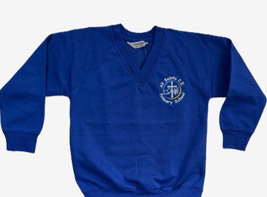 All  Saints School V-Neck Sweatshirt