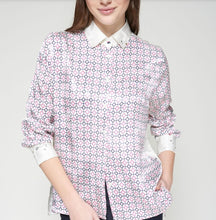 Load image into Gallery viewer, Vilagallo Shirt Isa Geometrico Jacq Print