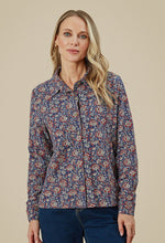 Load image into Gallery viewer, Adini Freya Shirt Marina Print