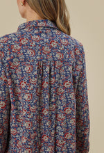 Load image into Gallery viewer, Adini Freya Shirt Marina Print