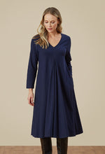 Load image into Gallery viewer, Adini Suka Dress Solid Navy