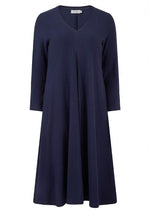 Load image into Gallery viewer, Adini Suka Dress Solid Navy