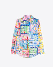 Load image into Gallery viewer, Vilagallo Capri Patchwork Print Shirt