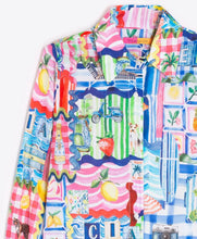Load image into Gallery viewer, Vilagallo Capri Patchwork Print Shirt