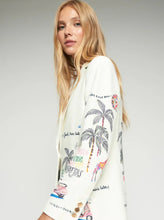Load image into Gallery viewer, Vilagallo White Jacket with Quirky Print
