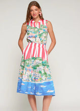 Load image into Gallery viewer, Vilagallo Striped Puerto Banus Skirt