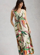 Load image into Gallery viewer, White Stuff Poppy Linen Blend Maxi Dress