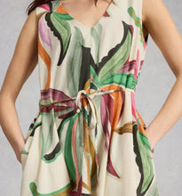 Load image into Gallery viewer, White Stuff Poppy Linen Blend Maxi Dress