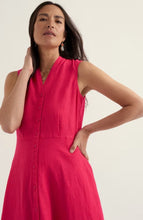 Load image into Gallery viewer, Seasalt Carved Wood Linen Sleeveless Dress