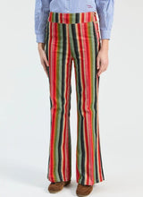 Load image into Gallery viewer, Vilagallo Herringbone Striped Micro Cord Trousers