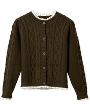 Load image into Gallery viewer, Joe Browns Claudia Woven Trim Cable Knit Cardigan