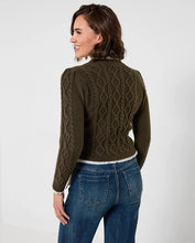 Load image into Gallery viewer, Joe Browns Claudia Woven Trim Cable Knit Cardigan