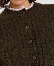 Load image into Gallery viewer, Joe Browns Claudia Woven Trim Cable Knit Cardigan