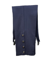 Load image into Gallery viewer, Vilagallo Navy Knit Trousers Punto Marino VI