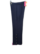 Load image into Gallery viewer, Vilagallo Navy Knit Trousers Punto Marino VI