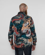Load image into Gallery viewer, Joe Browns Dragon V Tiger Print Shirt