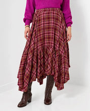 Load image into Gallery viewer, Joe Browns Asymmetric Hem Plaid Maxi Skirt