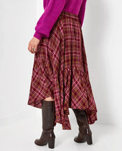 Load image into Gallery viewer, Joe Browns Asymmetric Hem Plaid Maxi Skirt