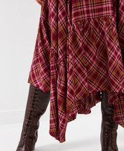 Load image into Gallery viewer, Joe Browns Asymmetric Hem Plaid Maxi Skirt