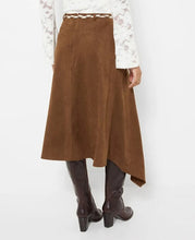 Load image into Gallery viewer, Joe Browns Faux Suede Midi Skirt w/ Braided Belt