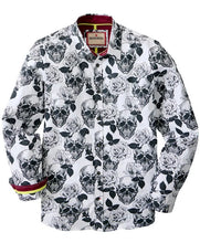 Load image into Gallery viewer, Joe Browns Monochrome Skull Print Shirt