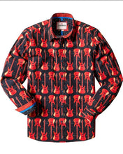 Load image into Gallery viewer, Joe Browns Guitar Line Up Print Shirt