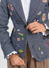 Load image into Gallery viewer, Vilagallo Wool Blend Jacket with Badges