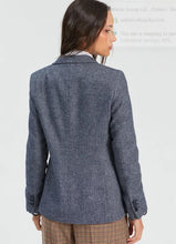 Load image into Gallery viewer, Vilagallo Wool Blend Jacket with Badges