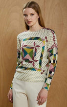 Load image into Gallery viewer, JEi's Quilt Print Sweater