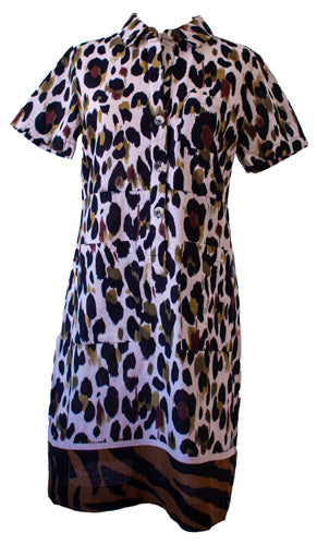 Zebra Border Safari Dress