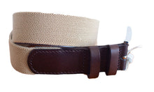 Load image into Gallery viewer, Ibex Webbing Belt with Leather ends