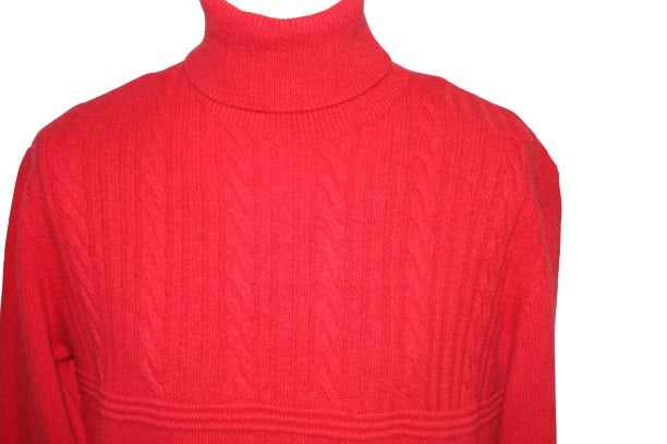 Massoti Red Roll-neck Sweater